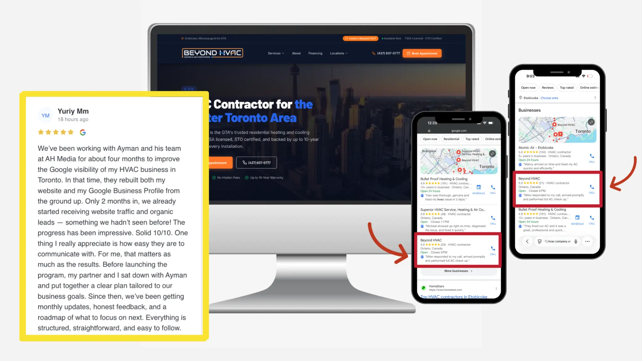 HVAC Marketing Case Study — Beyond HVAC, Toronto · AH Media hvac-marketing-case-study-beyond-hvac-toronto-ah-media
